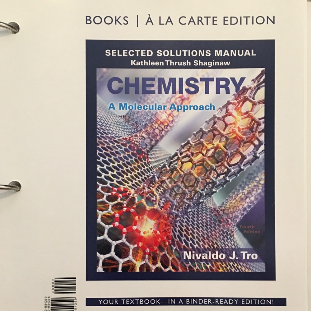 Chemistry: A molecular approach